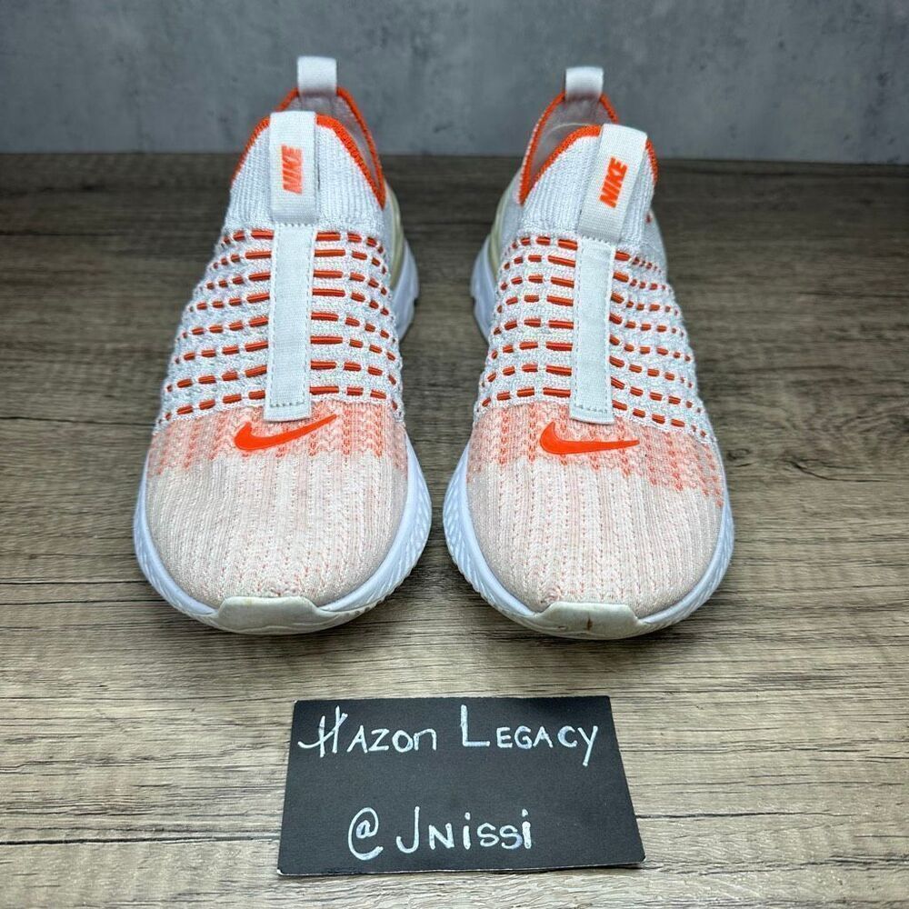 Nike~Women’s~Epic Phantom React Flyknit 2~Vast Grey/Orange(CJ0280-003) Sz 7 - Picture 3 of 8